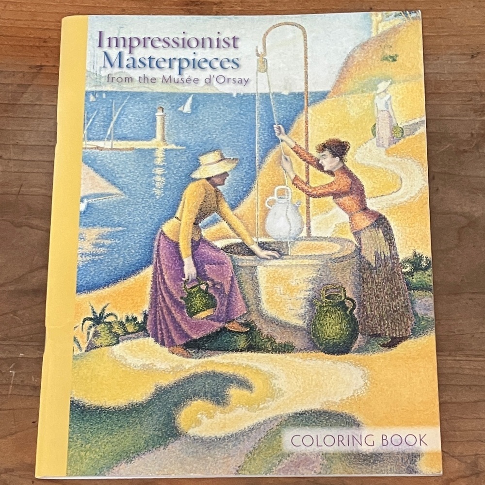 Impressionist Masterpieces Coloring Book - vintage 2010